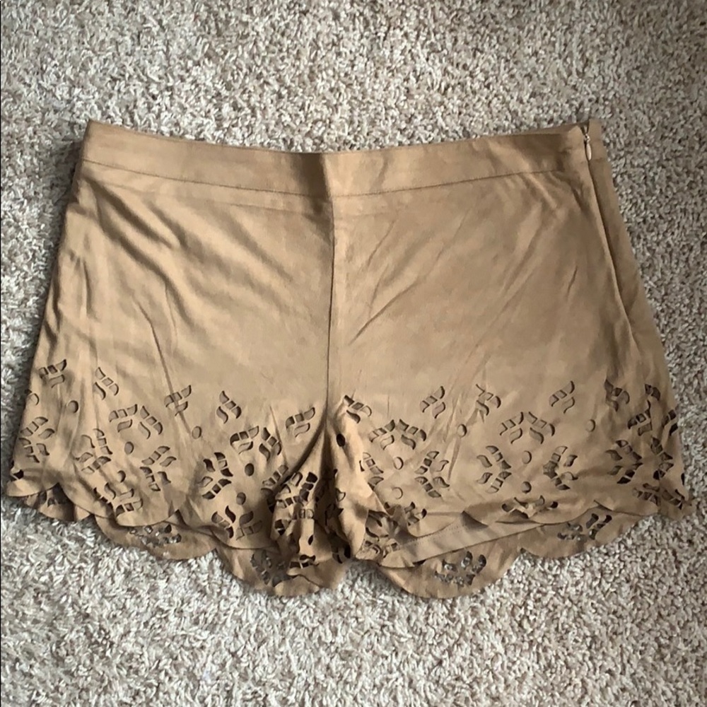 Stella Luce Suede Shorts